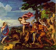 TIZIANO Vecellio Bacchus and Ariadne ar oil on canvas